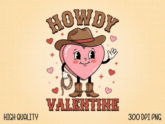Download Howdy Valentine Cowboy Heart Clipart PNG - Heart Collection