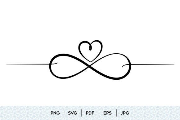 Download Infinity Heart One Line SVG - Heart Collection