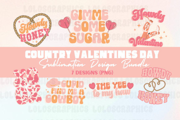 Download Country Valentines Day PNG Bundle - Country valentines day Collection