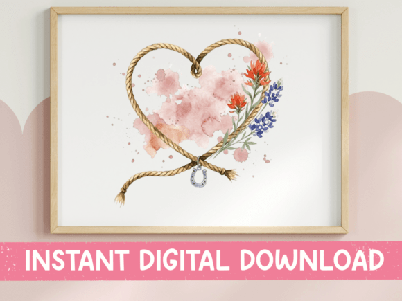 Download Rope Heart Wildflowers SVG - Heart Collection