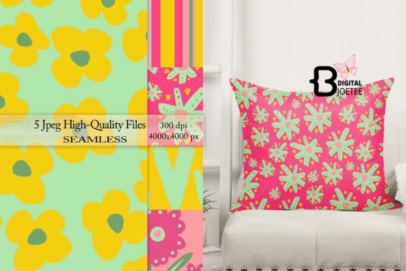 Download Floral Seamless Spring Digital Papers. - Digital papers Collection